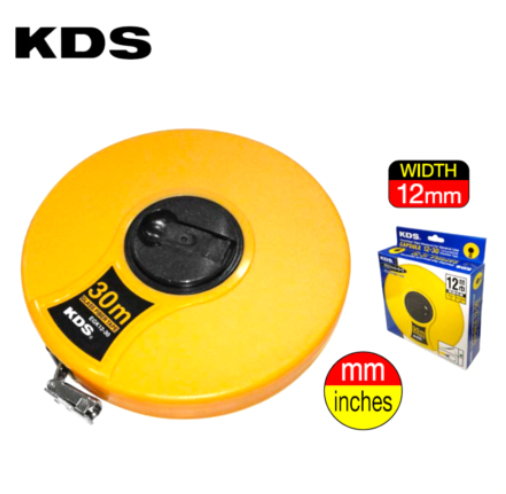 KDS FIBER GLASS TAPE MEASURE CAPSULE (WIDTH: 12MM) (30M / 50M) Secondary image