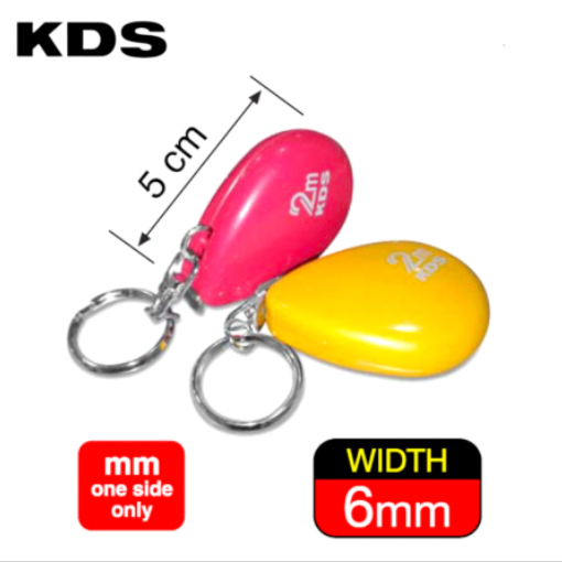 KDS RAIN DROP COMPACT MEASURING TAPE, RD6-2 (WIDTH: 6MM) (2.0M) Secondary image