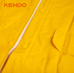 KENDO RAINCOAT WITH ZIPPER AND POCKETS