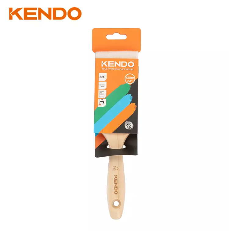KENDO PAINT BRUSH - WOODEN HANDLE Secondary image