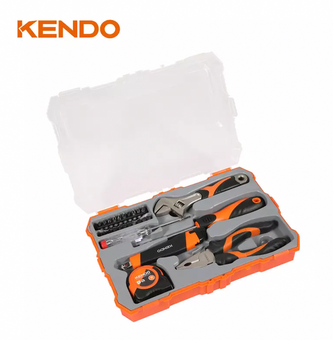 KENDO 26PC HAND TOOL SET FOR HOME STARTER KIT - 86128