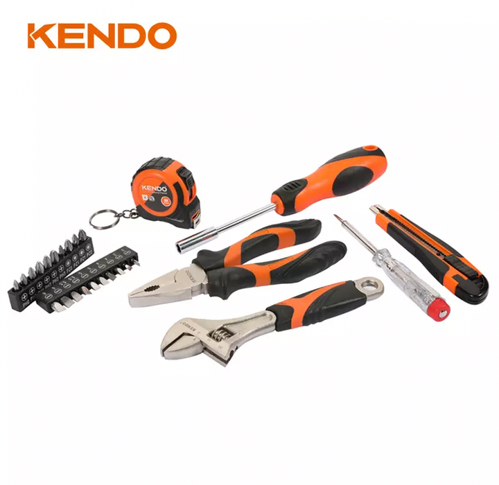 KENDO 26PC HAND TOOL SET FOR HOME STARTER KIT - 86128