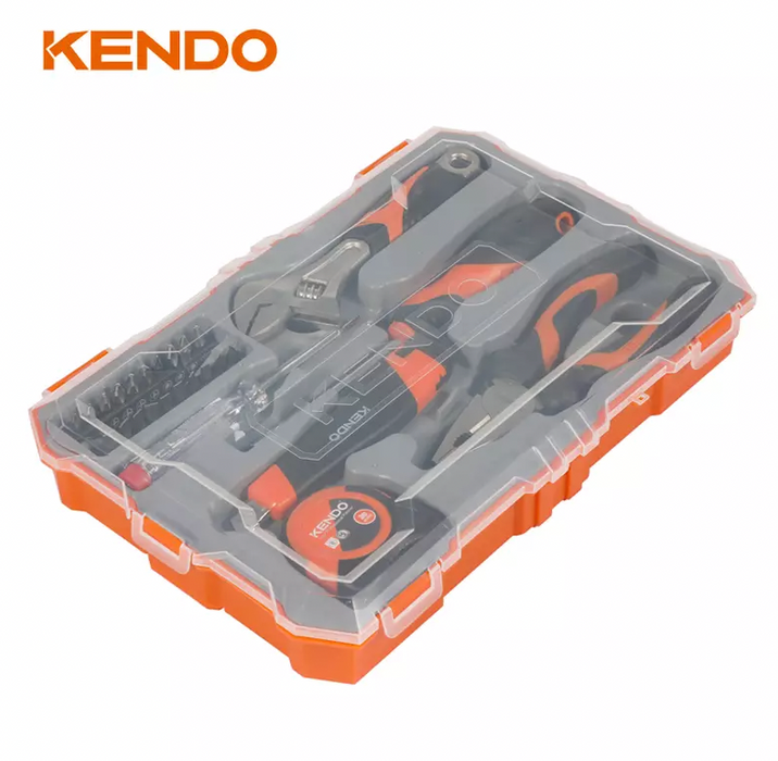 KENDO 26PC HAND TOOL SET FOR HOME STARTER KIT - 86128