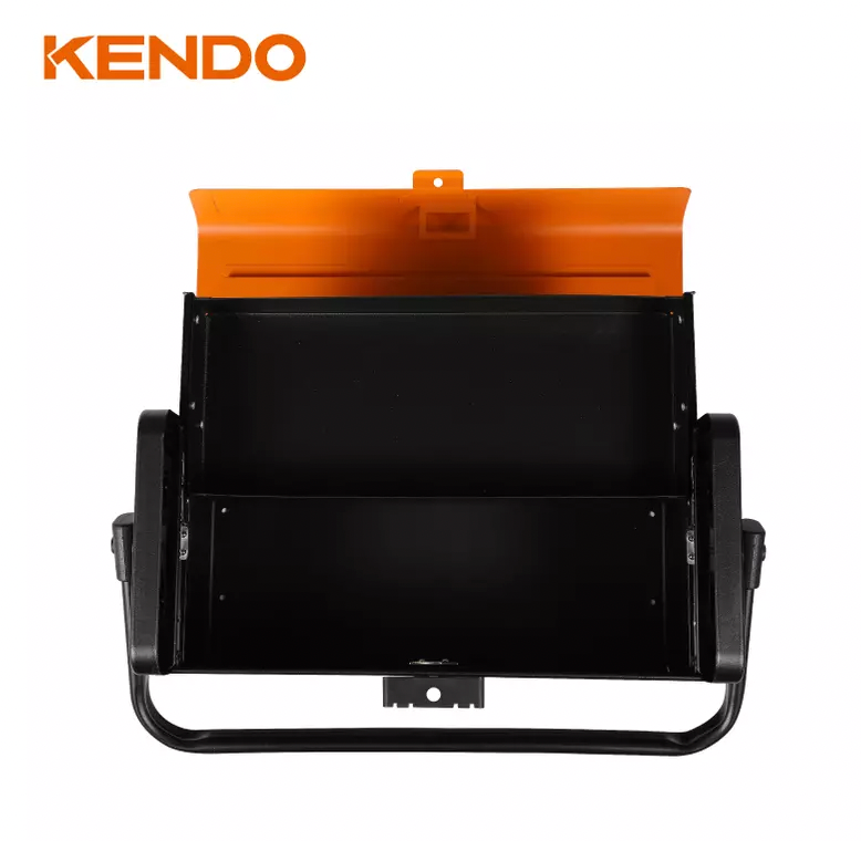 KENDO METAL TOOL BOX WITH SLIDING TOP DRAWER