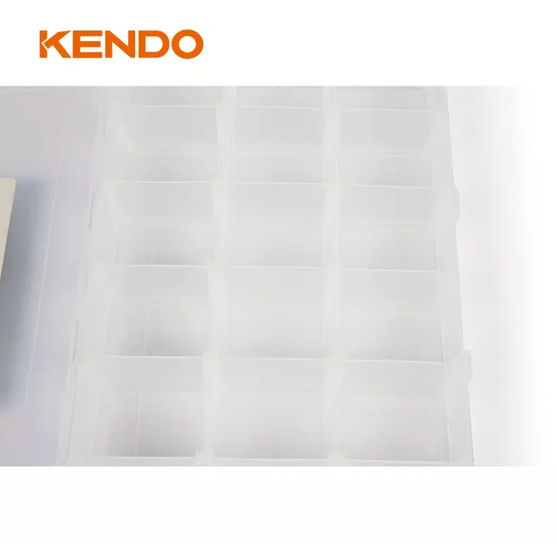 KENDO 31CM CLEAR ORGANISER WITH DIVIDERS - 90225