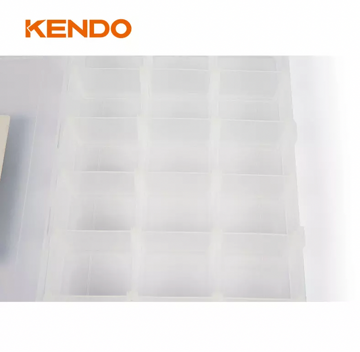 KENDO 31CM CLEAR ORGANISER WITH DIVIDERS - 90225