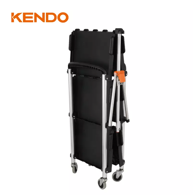 KENDO FOLDABLE TROLLEY, UTILITY STORAGE CART - 90339