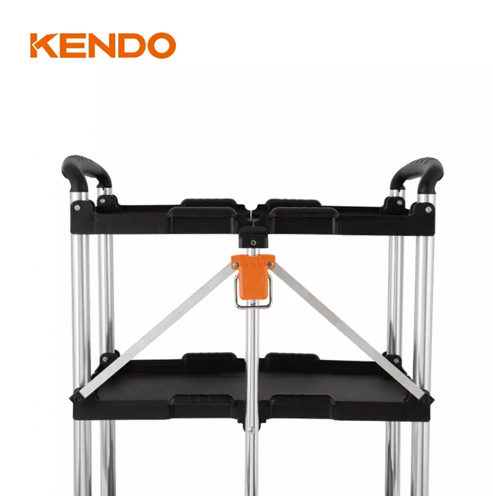 KENDO FOLDABLE TROLLEY, UTILITY STORAGE CART - 90339