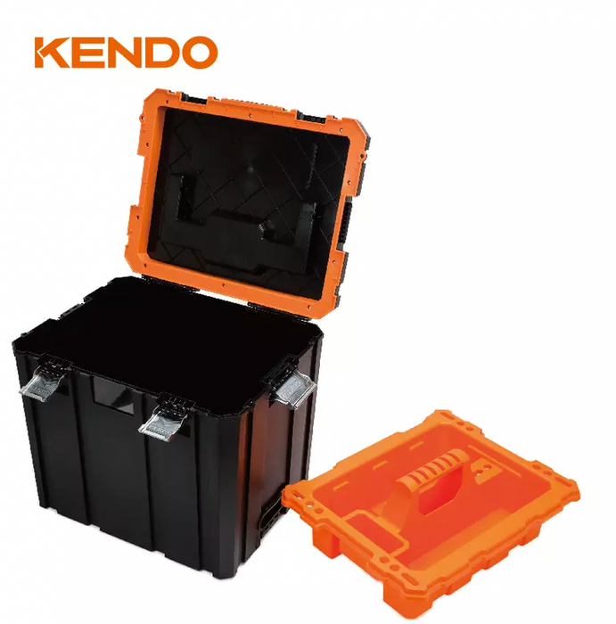 KENDO SYSTAINER LARGE TOOL BOX, STACKABLE 60L - 90263