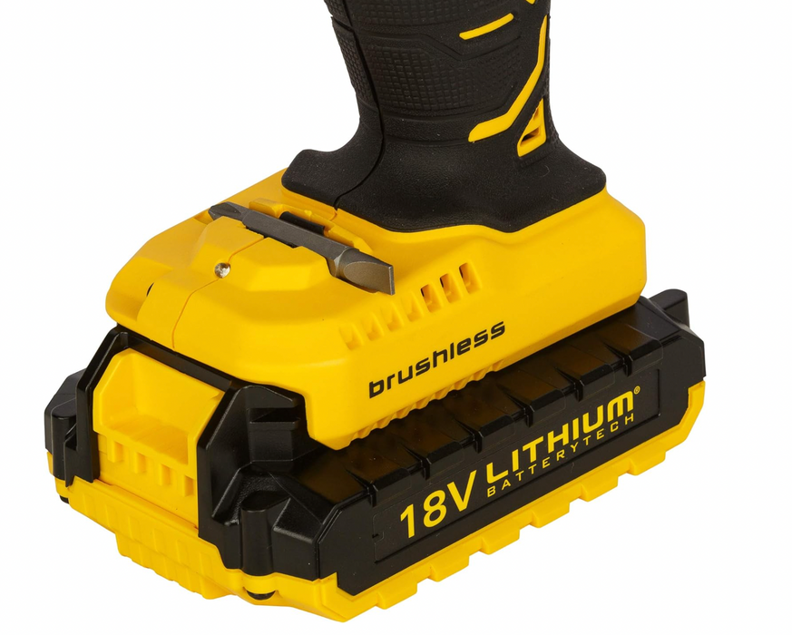 STANLEY 18V 2.0AH BRUSHLESS DRILL DRIVER, SBD201D2K-B1