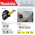 MAKITA 2M, TAPE MEASURE, E-10590