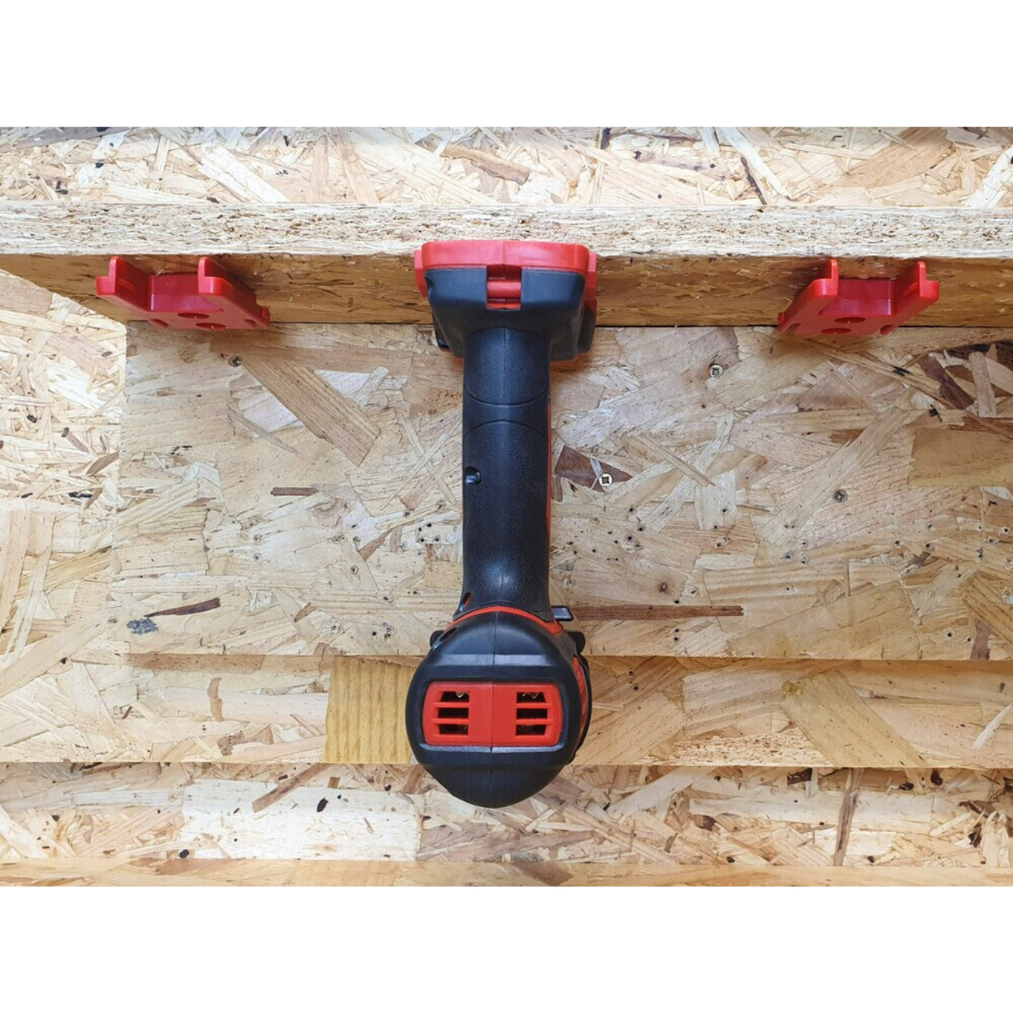 StealthMounts Tool Mounts for Milwaukee M18 Series [SKU: TM-MW18-RED-4LF] Secondary image