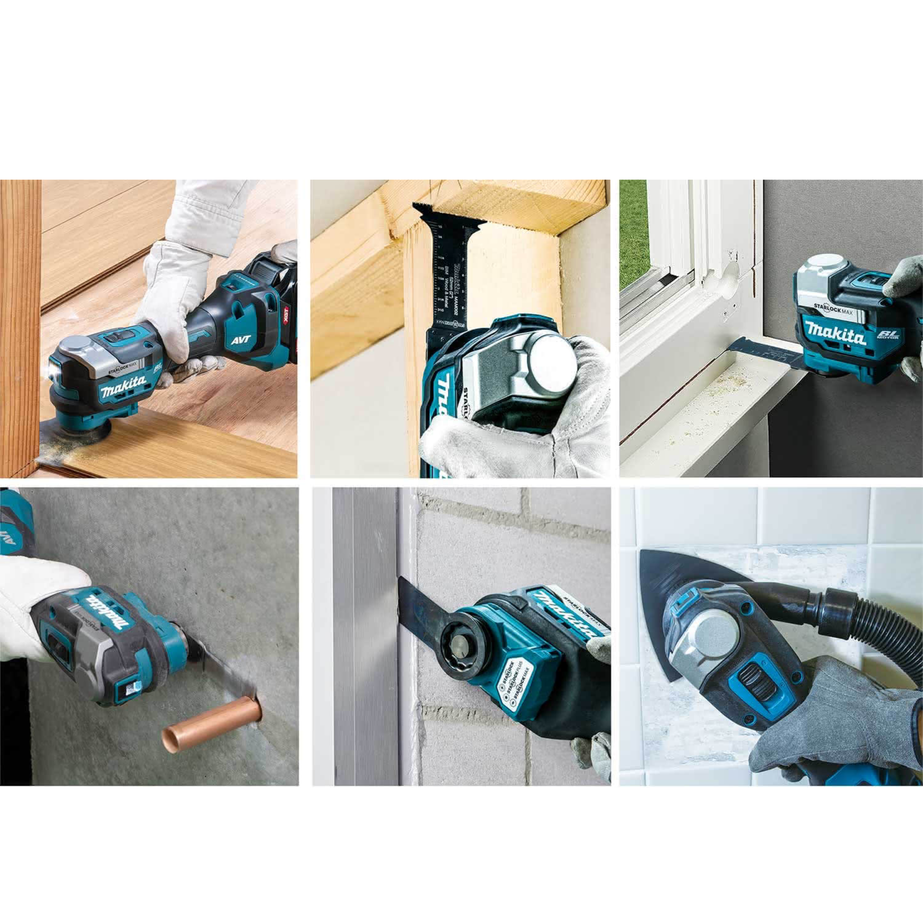 MAKITA TM001GZ01, 40V CORDLESS BRUSHLESS MULTI TOOL (BARE UNIT)