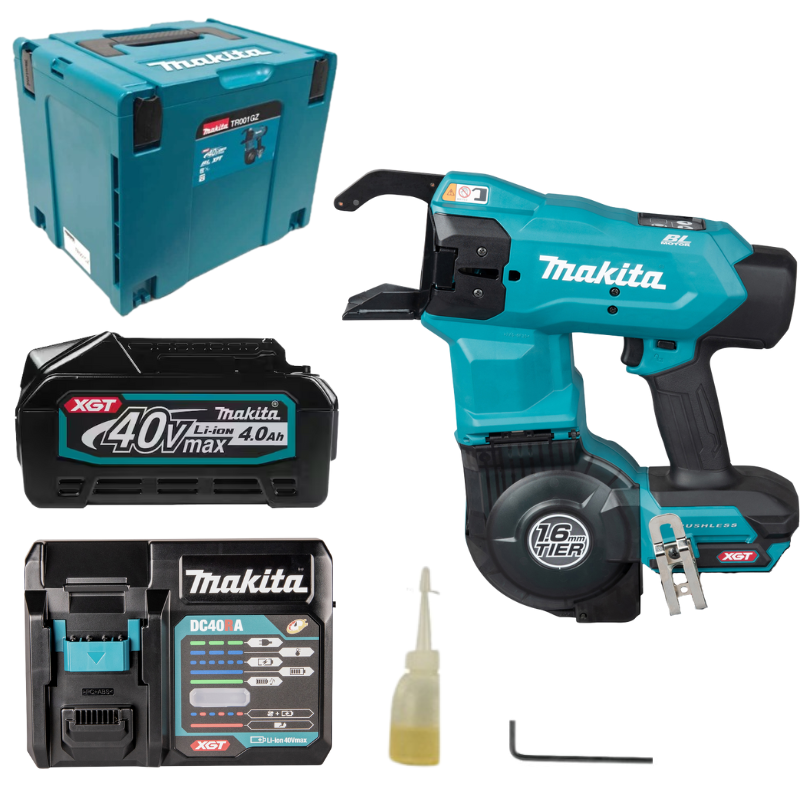 MAKITA 40V TR001G, CORDLESS REBAR TYING TOOL