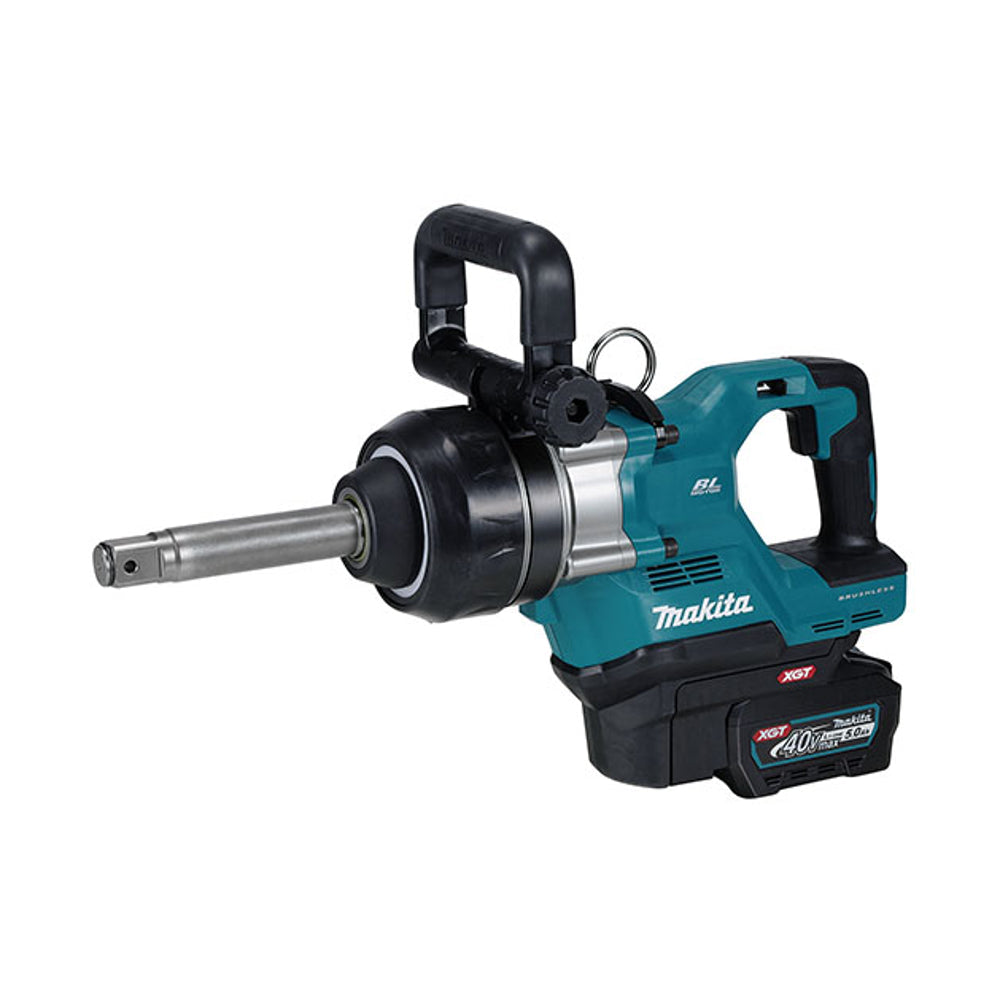 Makita TW010GZ Cordless Brushless Impact Wrench, 1 inch Long Anvil, 3,150Nm, 40V XGT