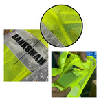 U-BEST BANKSMAN GREEN SAFETY VEST WITH LED LIGHTS & GREY REFLECTIVE STRIP