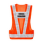 U-BEST RIGGER/SIGNALMAN RED SAFETY VEST WITH LED LIGHTS & GREY REFLECTIVE STRIP