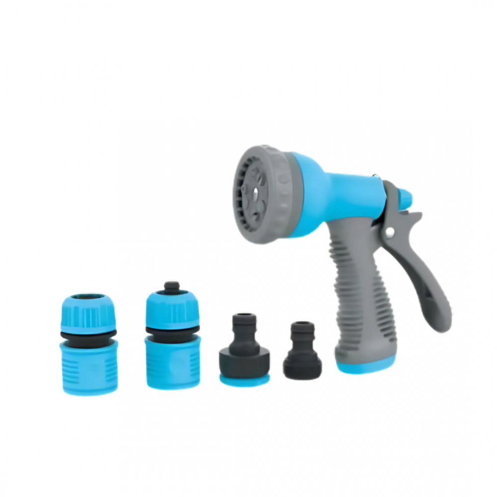 U-BEST HOSE GUN WITH 4PC NOZZLE SET 1/2" Main image