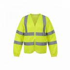 U-BEST LONG SLEEVE ZIP TYPE SAFETY VEST WITH REFLECTIVE