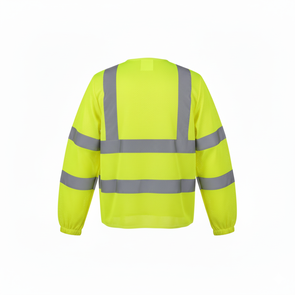 U-BEST LONG SLEEVE ZIP TYPE SAFETY VEST WITH REFLECTIVE Secondary image