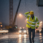 U-BEST LONG SLEEVE ZIP TYPE SAFETY VEST WITH REFLECTIVE