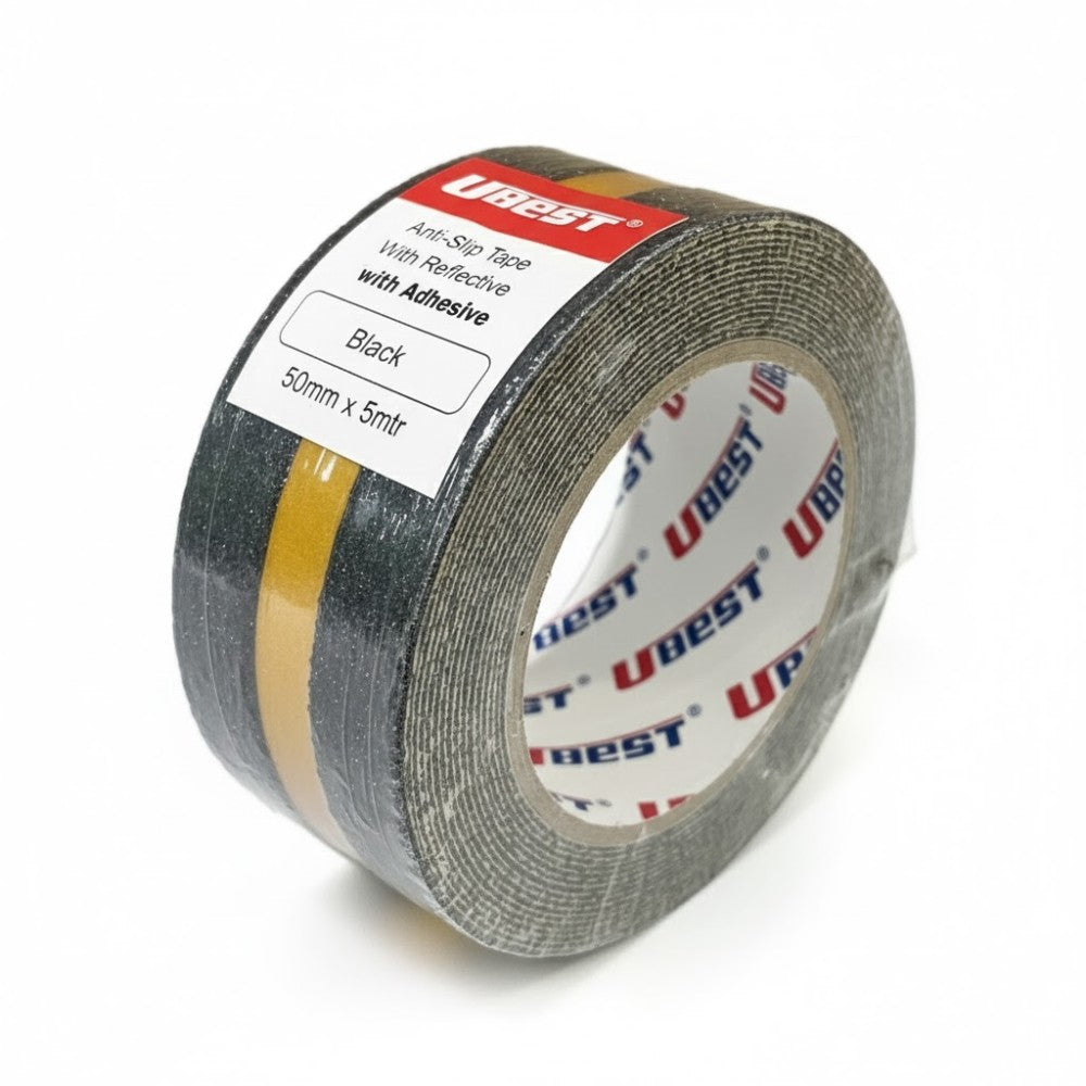 U-BEST BLACK ANTI-SLIP TAPE WITH YELLOW REFLECTIVE Secondary image