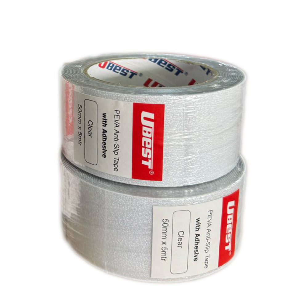 U-BEST CLEAR PEVA ANTI SLIP TAPE 2" X 5MTR Secondary image