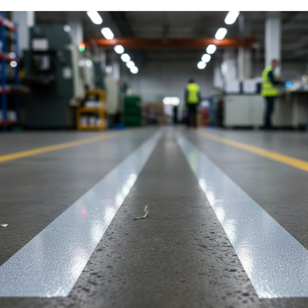 U-BEST CLEAR PEVA ANTI SLIP TAPE 2" X 5MTR