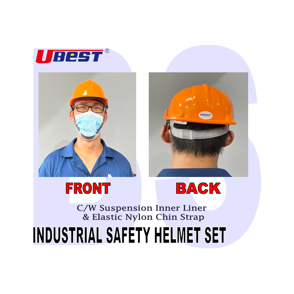 INDUSTRIAL SAFETY HELMET WITH SUSPENSION INNER LINER SS98:2013