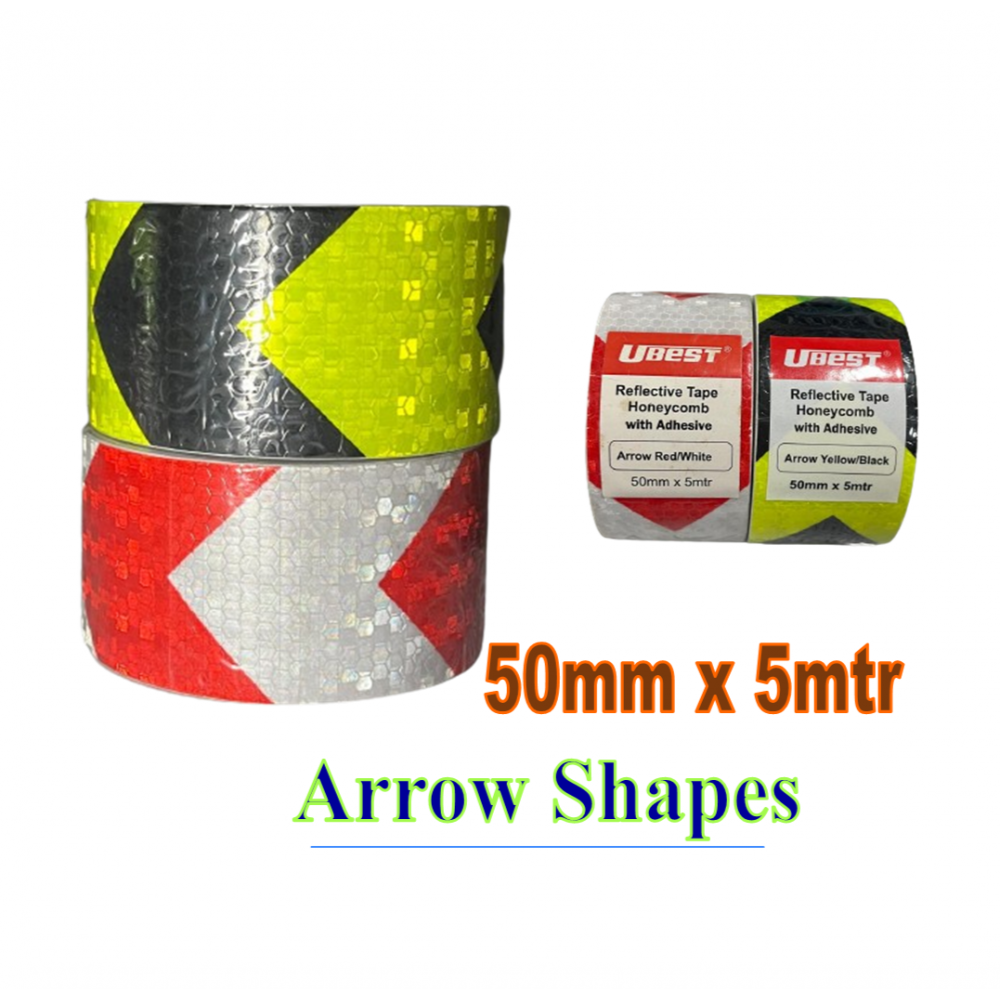 U-BEST HONEYCOMB GRADE REFLECTIVE TAPE ARROW SHAPE