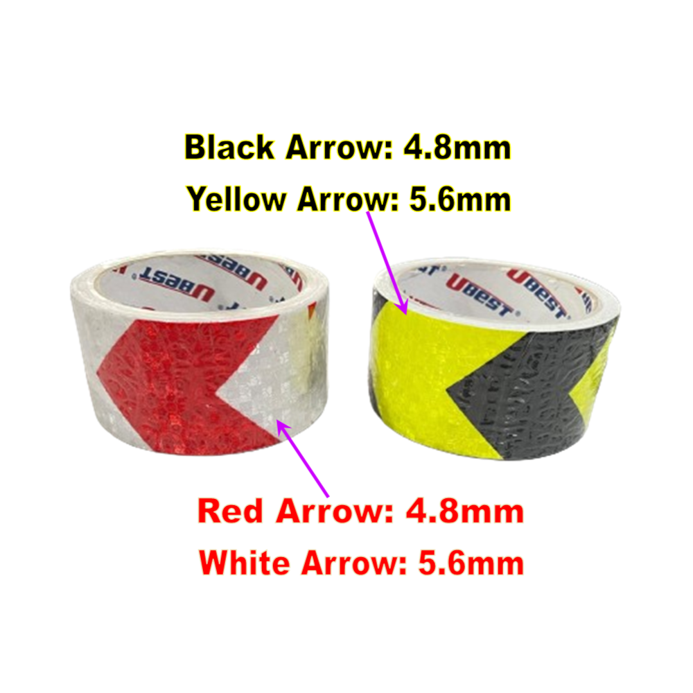 U-BEST HONEYCOMB GRADE REFLECTIVE TAPE ARROW SHAPE