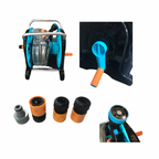 U-BEST GARDEN HOSE REEL WITH STAND C/W 20M HOSE, HOSE GUN, 4PCS NOZZLE SET