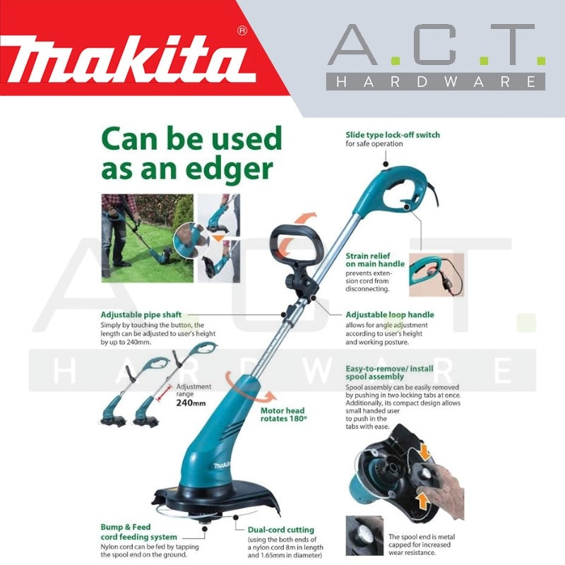 MAKITA UR3000 CORDED STRING TRIMMER Secondary image