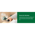 POWERFUL BOSCH UNIVERSAL BRUSH, 3.6V CORDLESS MINI POWER SCRUBBER SET, 215 RPM (CHARGING WITH MICRO-USB)