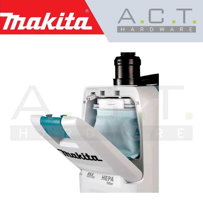 MAKITA VC008GZ04 CORDLESS BACKPACK VACUUM CLEANER Secondary image