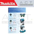 MAKITA VC3210L CORDED VACUUM CLEANER (WET & DRY)
