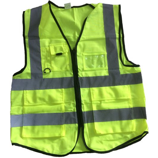 SAFETY VEST - COTTON ZIP JACKET WITH POCKET Main image