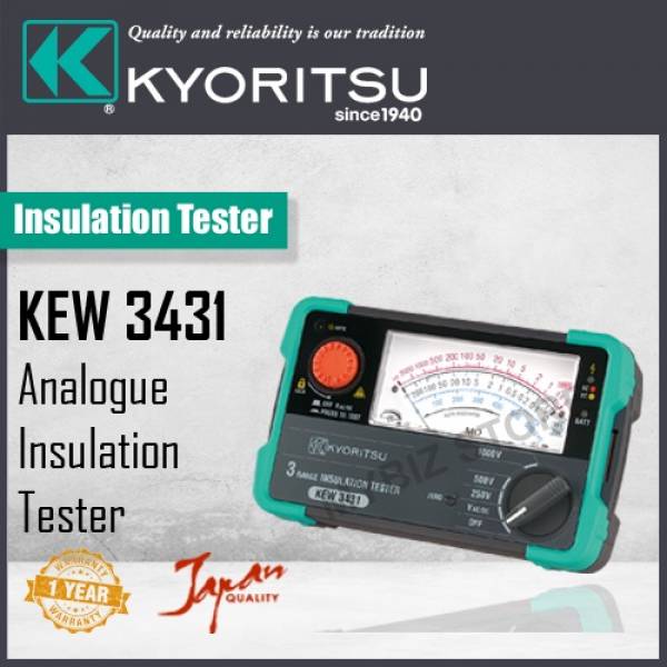 KYORITSU 3431 ANALOGUE INSULATION TESTER