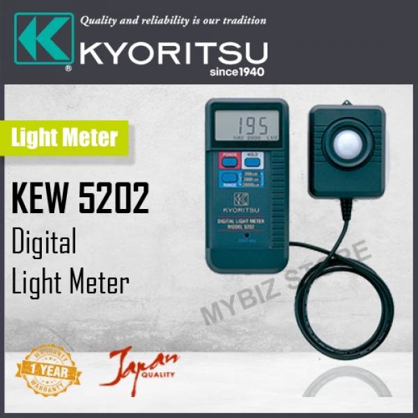 KYORITSU 5202 DIGITAL LIGHT METER