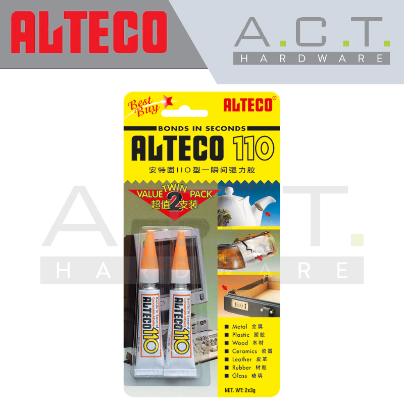 ALTECO 110 SERIES SUPER GLUE TWIN PACK Main image