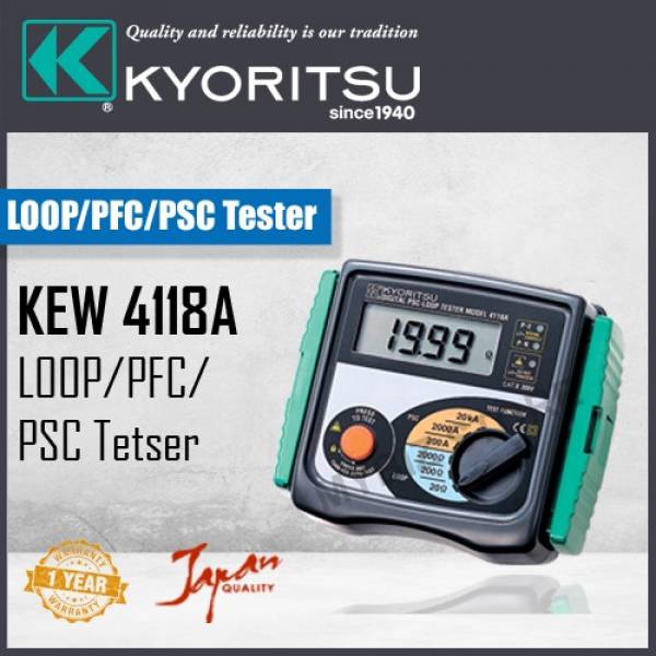 KYORITSU 4118A LOOP / PFC / PSC TESTER