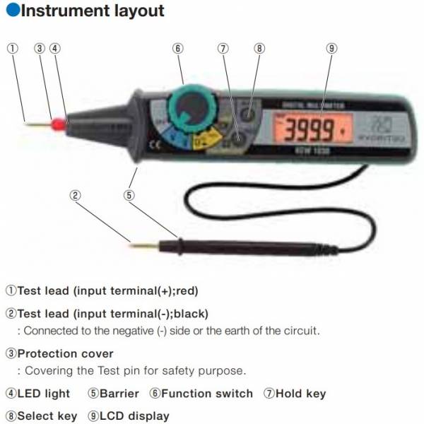 KYORITSU 1030 DIGITAL MULTIMETER