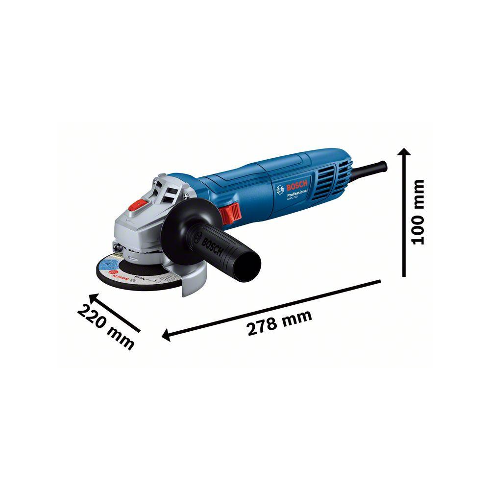 BOSCH GWS 700 Professional Angle Grinder 4" 710W Secondary image