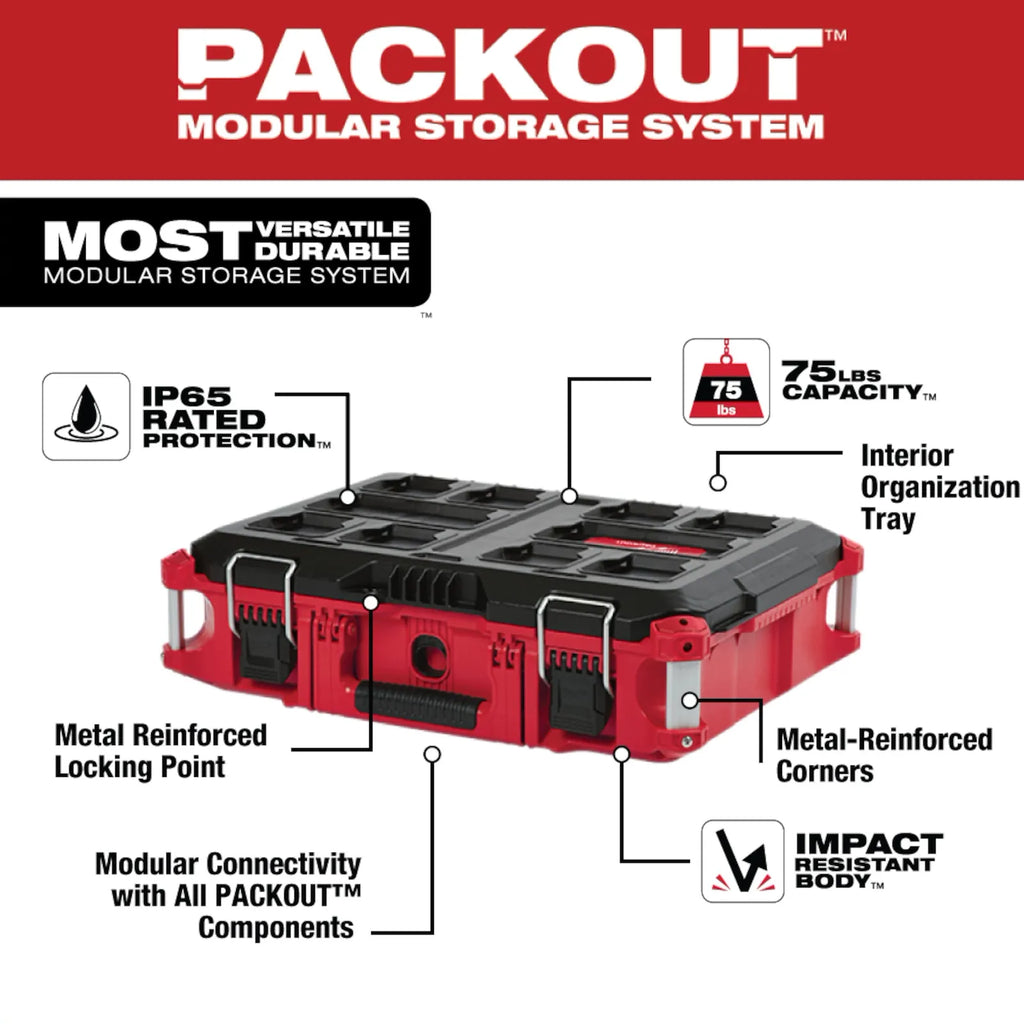 MILWAUKEE 48-22-8424 , PACKOUT™ Tool Box