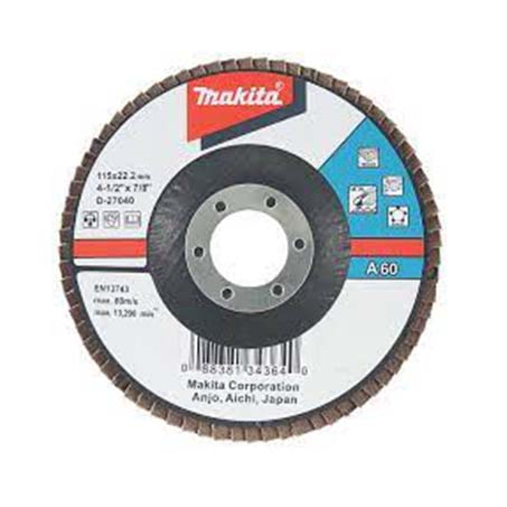 Makita angled flap disc for aluminium