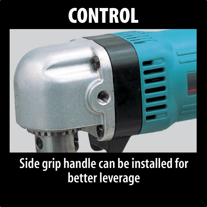 MAKITA DA3010F CORDED ANGLE DRILL (Steel & Wood)