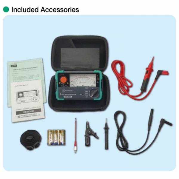 KYORITSU 3431 ANALOGUE INSULATION TESTER