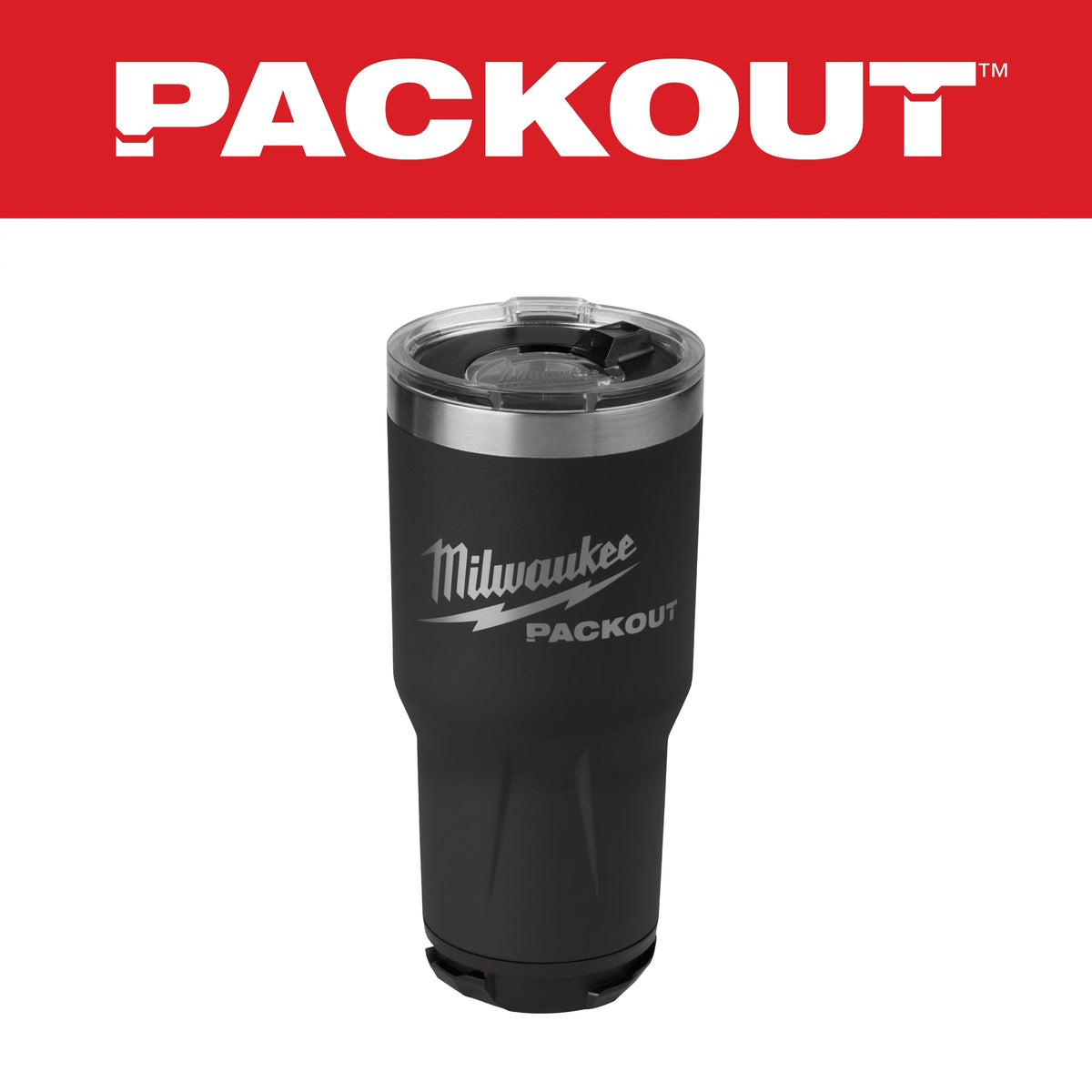 Milwaukee 48-22-8393BX PACKOUT 30oz Tumbler Black