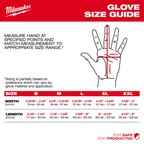 MILWAUKEE 48-73-8150 Impact Cut Level 5 Nitrile Dipped Gloves – M Size