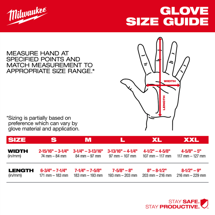MILWAUKEE 48-73-8150 Impact Cut Level 5 Nitrile Dipped Gloves – M Size
